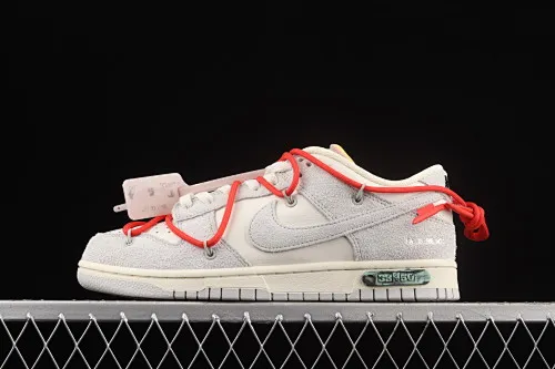 All Categories Nk SB Dunk Series Nk SB Dunk Low Low-top Sneakers #ZG Version OF x Nk Dunk Low OW Suede SB Smashed Backboard Fashion Casual Sneakers DJ0950-118